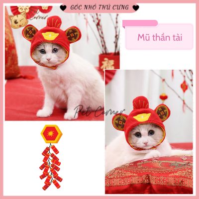 Trang phục Tết cho chó mèo