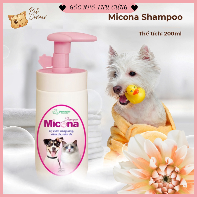 sữa tắm trị viêm da cho chó