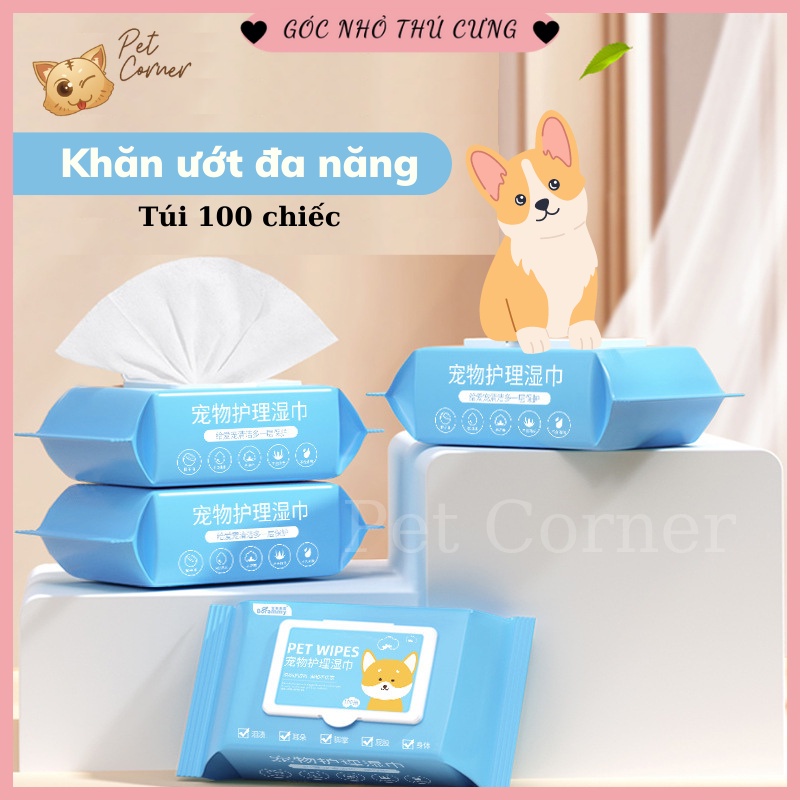 khăn ướt cho chó mèo