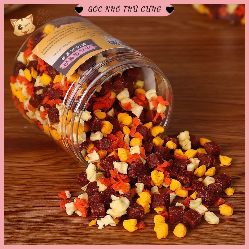 Thức ăn vặt cho cún cưng