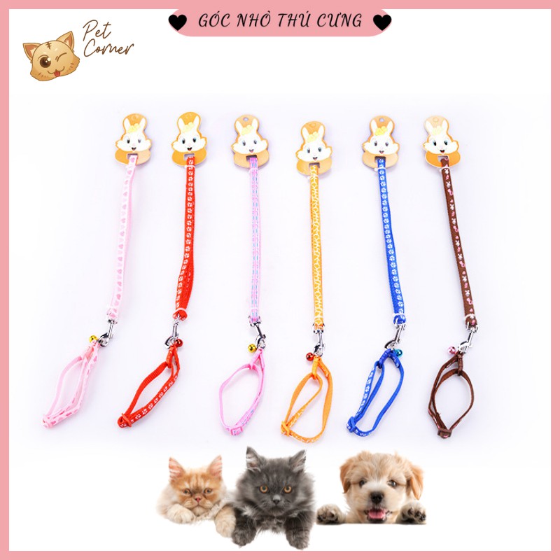 Dây dắt cho chó mèo đi dạo siêu bền, điều chỉnh thoải mái 2 Dây dắt cho chó mèo siêu bền