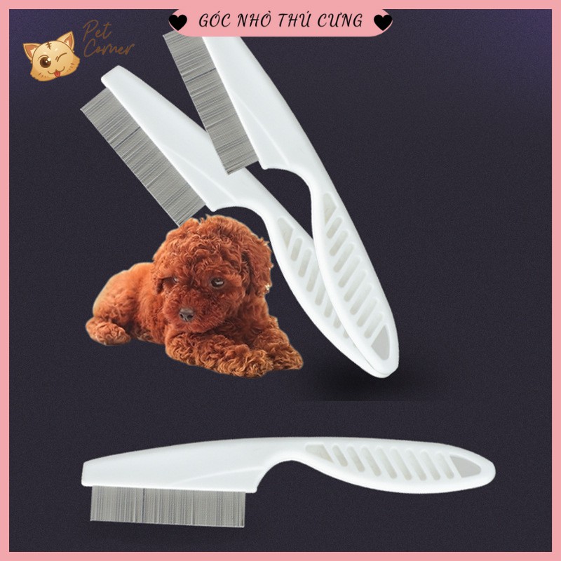 Lược chải ve rận cho chó mèo